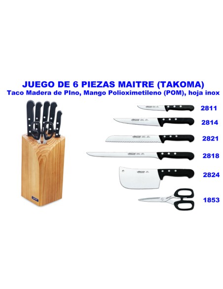 Küchenset Maitre Arcos 6-teilig