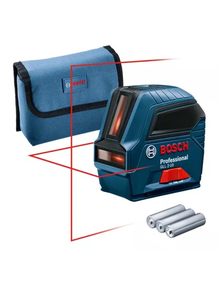 Nivel Láser Verde Bosch 4 Pilas AA PRO 10 m IP54