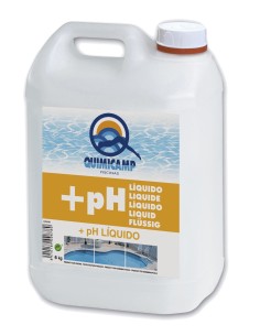 QP QUIMICAMP Liquid pH+ Elevator 6 Liter Drum