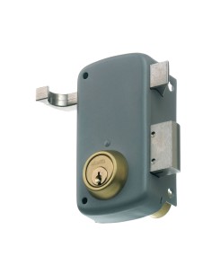 Europrofile Overlay Lock MCM 2556AP-50-DCHA Grey with Handle