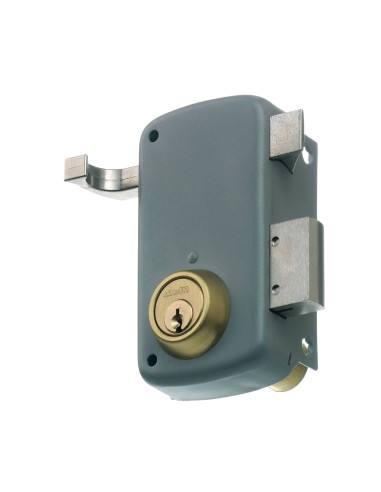 Europrofile Overlay Lock MCM 2556AP-50-DCHA Grey with Handle