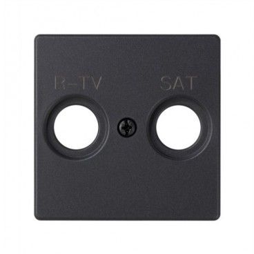 Tapa toma R-TV + SAT grafito SIMON 82097-38