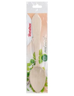 Cuchara de servir madera de plátano METALTEX 30cm con bolsa colgador Ref 73800610 2