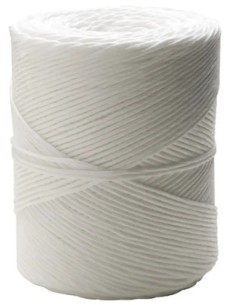 Virgin polypropylene rope reel multifilament 450 meters white