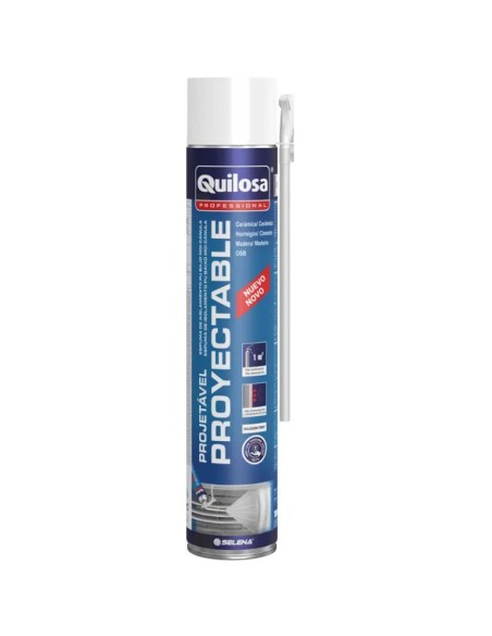 Mousse polyuréthane pulvérisable Quilosa 700ml avec buse