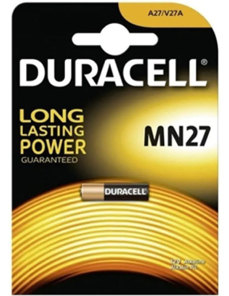 Duracell Plus 12 V Alkaline-Batterie Modell MN27 (27 A) für Fernbedienungen