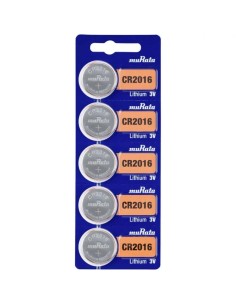 Blister 5 button lithium CR-2016 3V Sony Murata