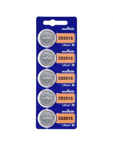 Blister 5 button lithium CR-2016 3V Sony Murata
