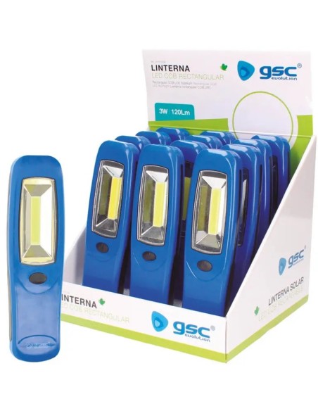 Lanterna LED COB 3W Retangular 20cm Modelo 20181500 GSC