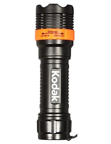 LED Flashlight 30Lm Focus Zoom with Included AAA Batteries