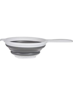 Kinvara Round Silicone Colander with Foldable Handle 20cm