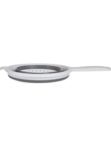 Kinvara Round Silicone Colander with Foldable Handle 20cm