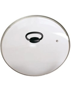 Glasdeckel mit Dampfbodenventil 22 cm