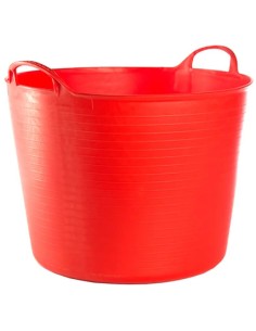 Red plastic bin 42 liters model CAP42R brand PLASVIDAVI