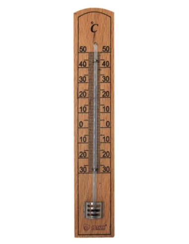 Innen-Thermometer Eichenholz 200x34mm GSC