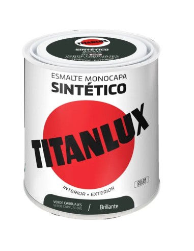 Esmalte sintético Titanlux al disolvente 750ml Verde Carruajes