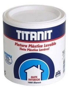 750ml Plastic Paint Matte White Interior 029 Titanit