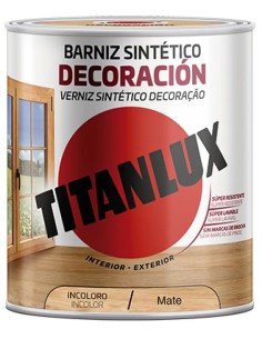Titanlux M12 Colorless Matte Varnish 250ml for wood