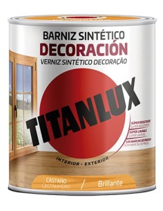 Titanlux 250ml M10-1001 Brown Gloss Varnish