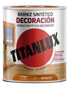 Vernis brillant Cèdre Titanlux 250ml M10-1004