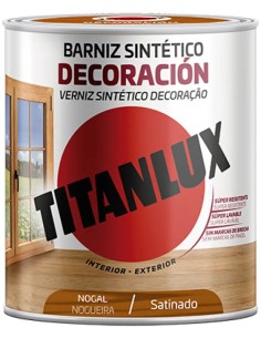Titanlux Walnut Satin Varnish 250ml M11-1003