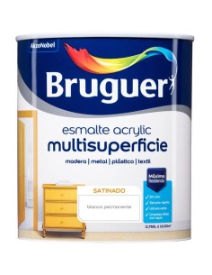 Bruguer Satiniertes Acryllack Weiß 750ml