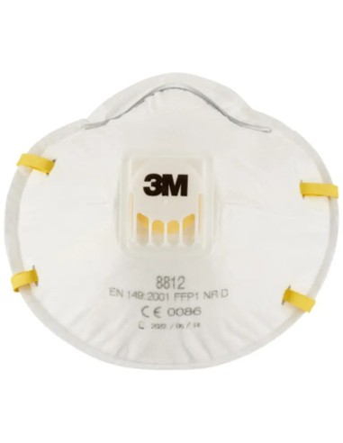 Caixa com 3 máscaras FFP1 com válvula 8812C3 3M