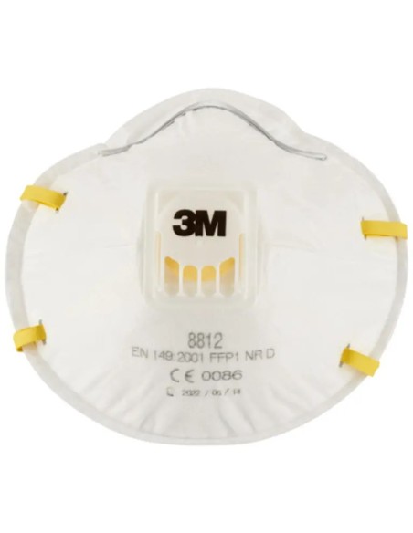 Caixa com 3 máscaras FFP1 com válvula 8812C3 3M