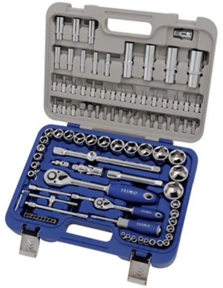 IRIMO 109-Piece Mesh Socket Wrench Set 1/2-1/4 Model 130-109-4