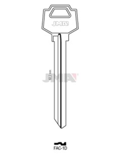 Box of 50 keys FAC18 JMA for tool storage and organization