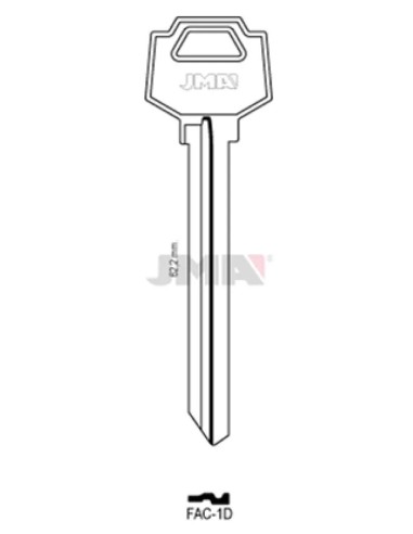 Box of 50 keys FAC18 JMA for tool storage and organization