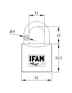 Z Series Lock 20mm Nickel IFAM 2