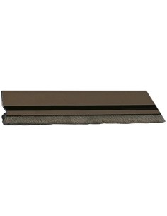 Burlete puerta aluminio 1m bronce mod. 2 2056 Amig