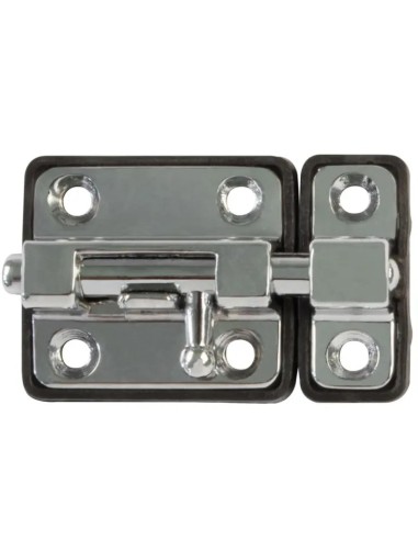 Trava cerrojo 35mm cromo mod. 383 2859 AMIG com base de plástico