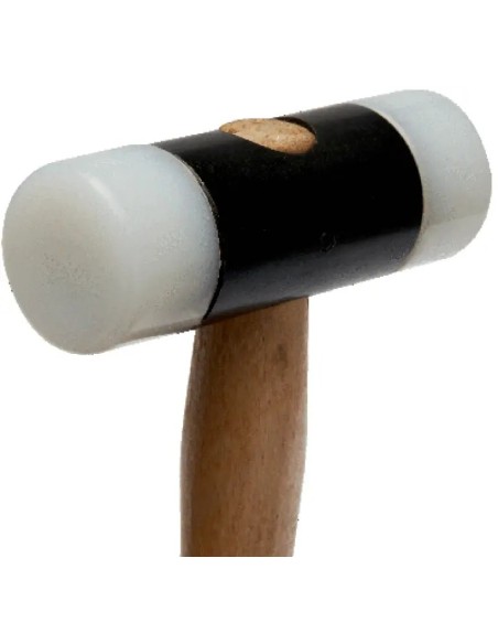 Plastic head mallet 44mm wooden handle