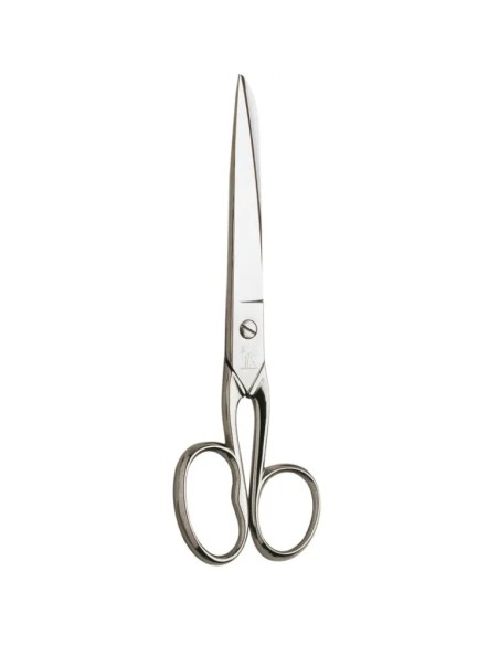 Tesoura de Costureira 7" Palmera modelo 08701280 aço carbono forjado lâmina reta com parafuso de ajuste 175mm