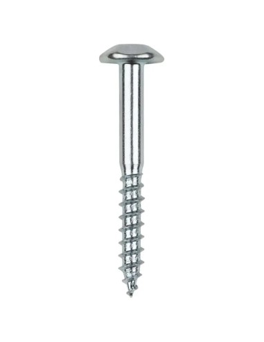Caja 100 tornillos inviolables ZIN modelo INV7080 INDEX 7x80mm zinc