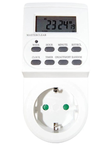 Programador eléctrico digital semanal 400115 GSC con pantalla LCD