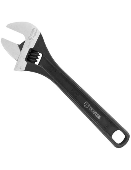 Clé ajustable en chrome vanadium 6" 150mm TopeX