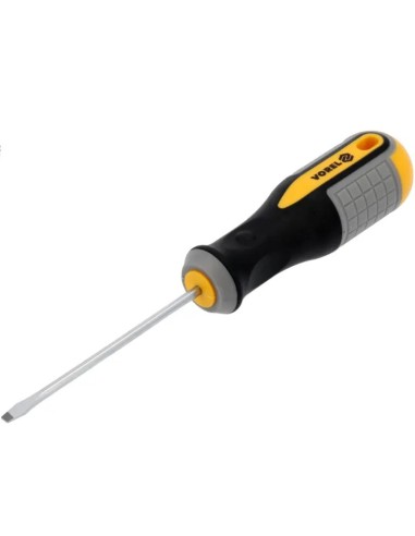 Vorel Flat Screwdriver 5x100mm Vanadium Chrome