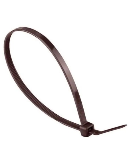 Saco de abraçadeiras Cofil 2,5x100mm poliamida 6.6 marrom 100 unidades RoHS EN 62275/15