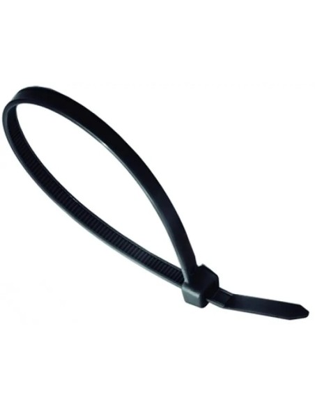 Bolsa 100 presilhas nylon 7,6x290mm preta