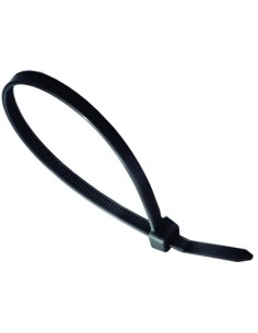 Beutel mit 100 Nylon-Bügel, 7,6x370mm, schwarz
