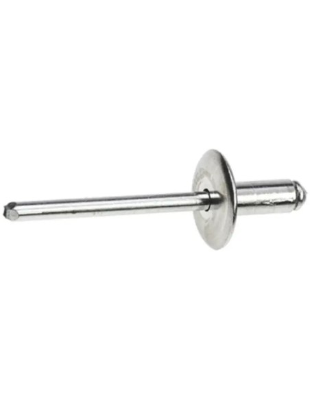 Scatola 200 rivetti in alluminio testa larga 14mm 4,8x20mm
