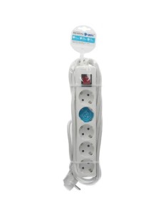 Base multipresa 5 prese con interruttore cavo 3m H05VVF 3G1 2