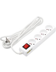 4-Socket Multi-Base with Switch and 3-Meter Cable VOREL