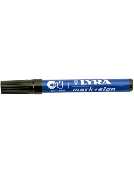 Marqueur permanent noir Medium 2-6mm Lyra