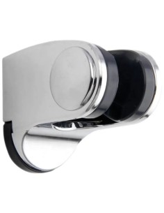 Soporte Teléfono Ducha Pared Ajustable ABS Cromado 40x70x57 mm