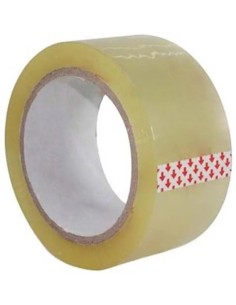 Rollo Precinto Acrílico 66m x 48mm Transparente PPA