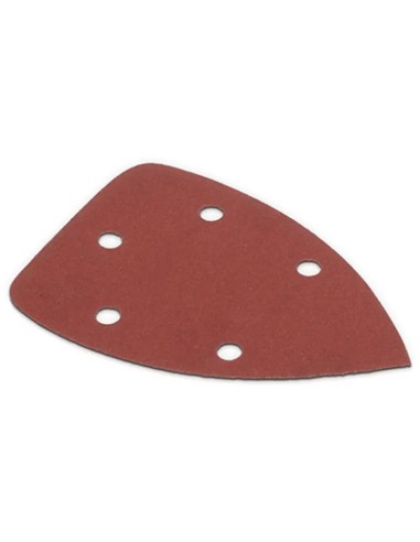 Set 5 triangular sandpaper sheets 140x140x80 G40 Kreator